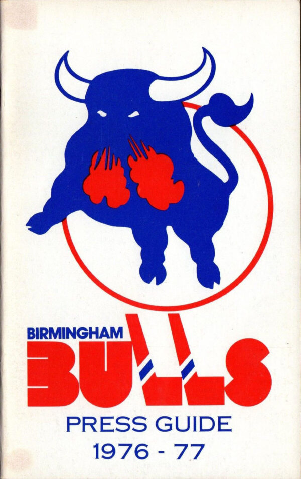 1976-77 Birmingham Bulls media guide