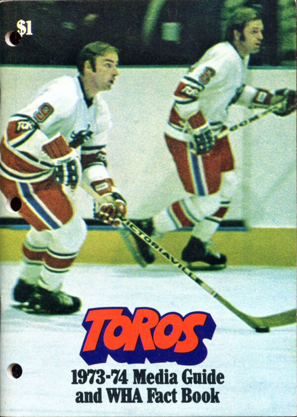1973-74 Toronto Toros media guide