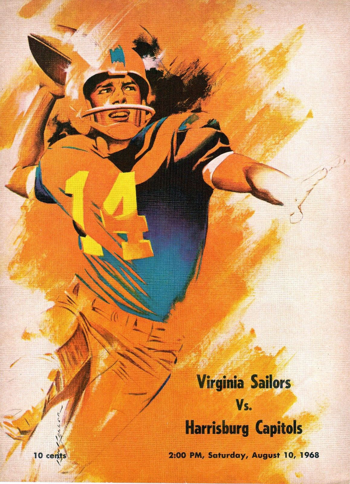 Virginia Sailors vs. Harrisburg Capitol-Colts (August 10, 1968)