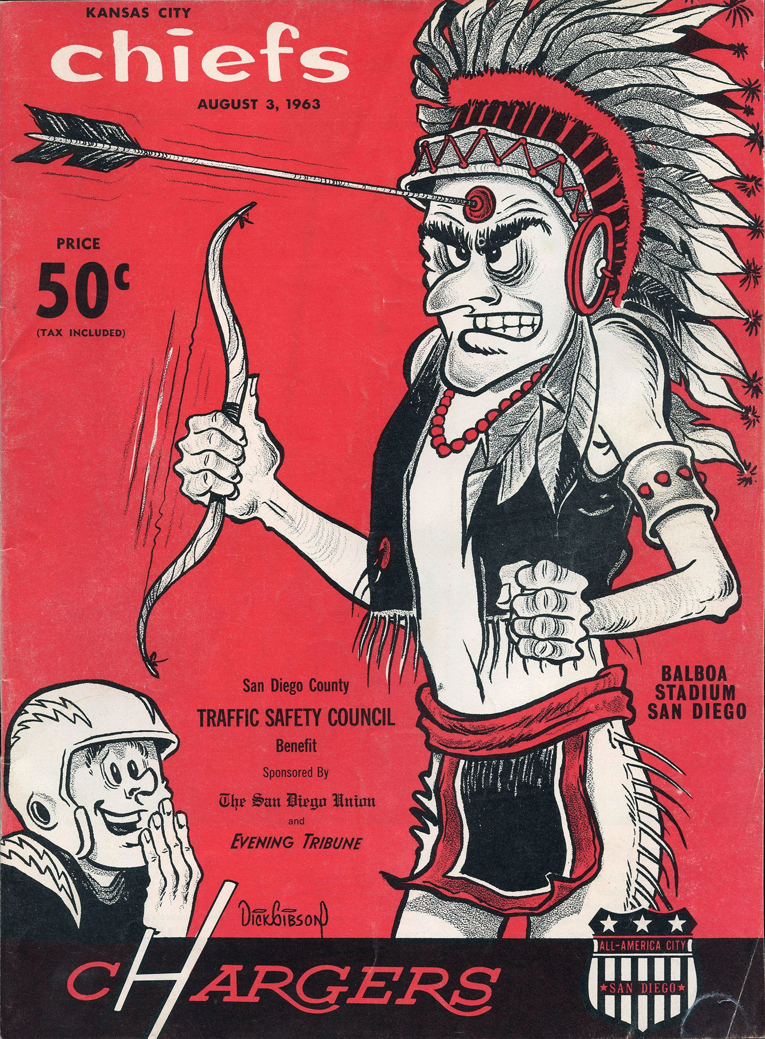 San Diego Chargers vs. Kansas City Chiefs (August 3, 1963)