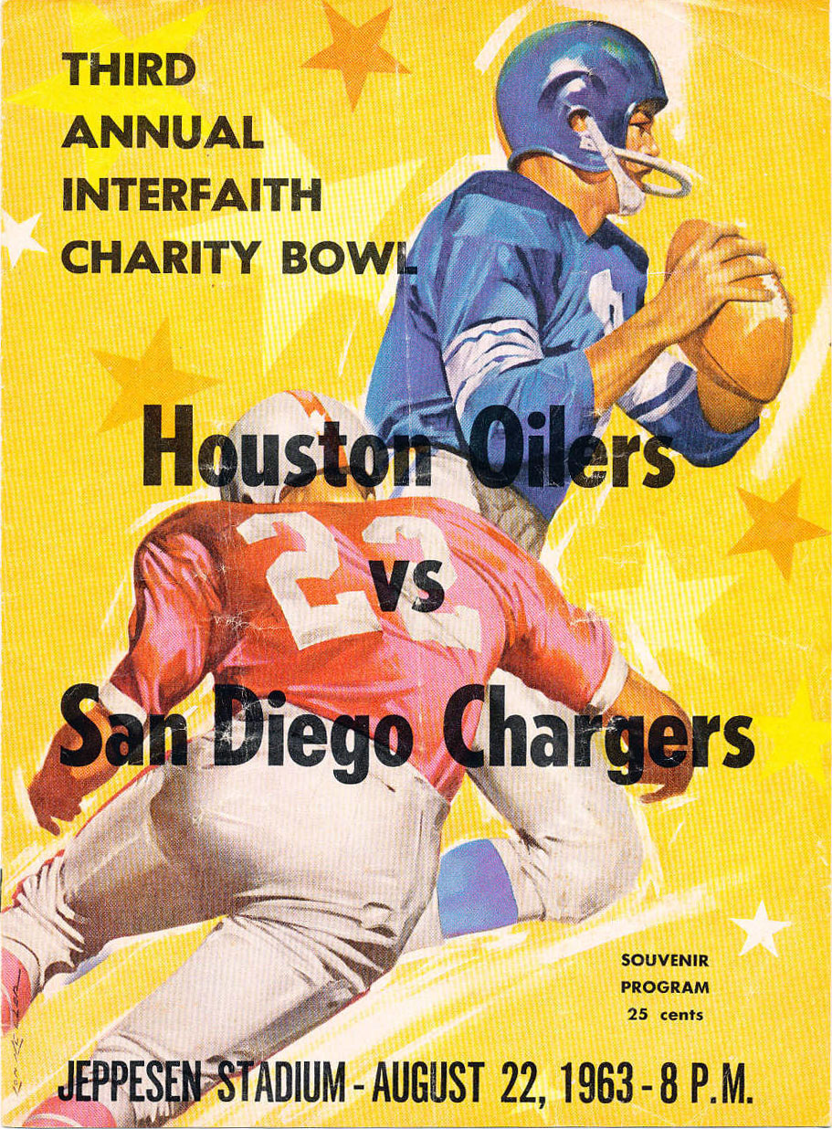 Houston Oilers vs. San Diego Chargers (August 22, 1963)