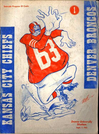 Denver Broncos vs. Kansas City Chiefs (September 7, 1963)