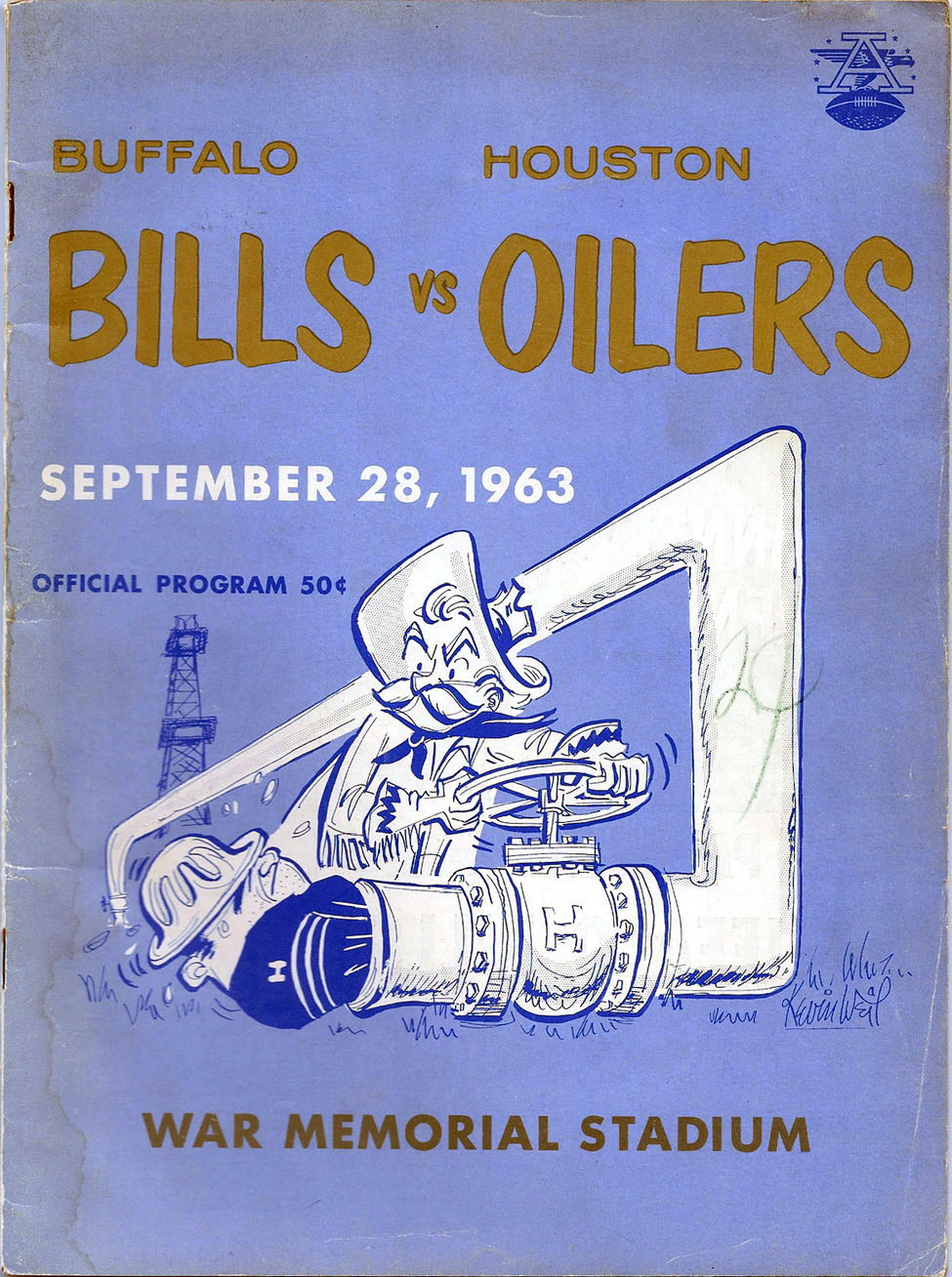 Buffalo Bills vs. Houston Oilers (September 28, 1963)