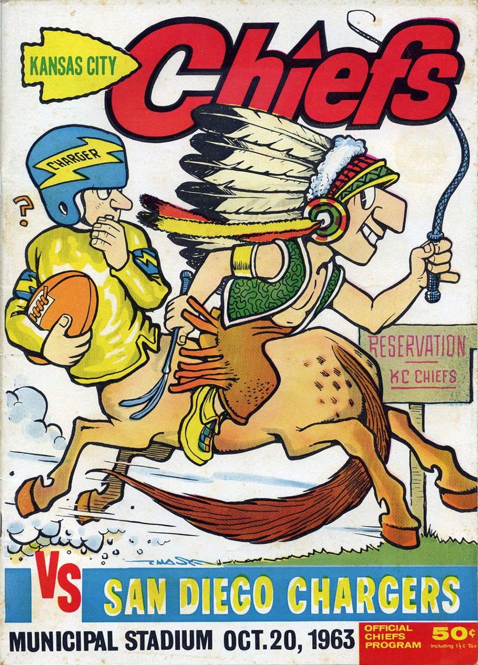 Kansas City Chiefs vs. San Diego Chargers (October 20, 1963)