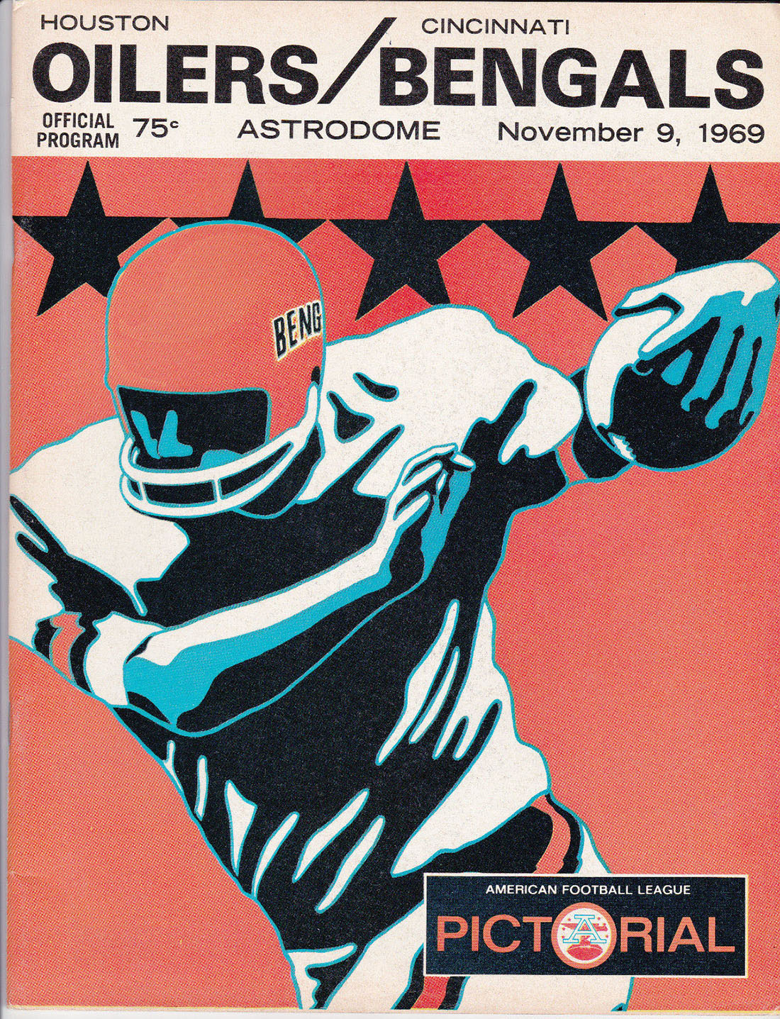 Houston Oilers vs. Cincinnati Bengals (November 9, 1969)