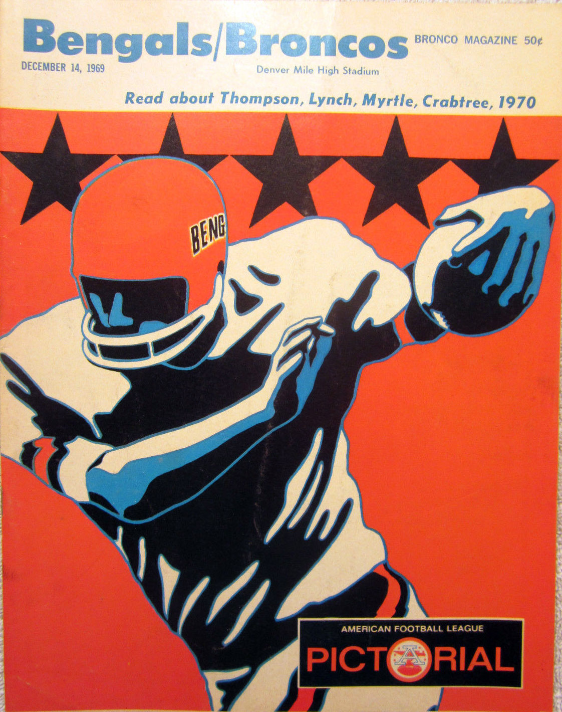 Denver Broncos vs. Cincinnati Bengals (December 14, 1969)