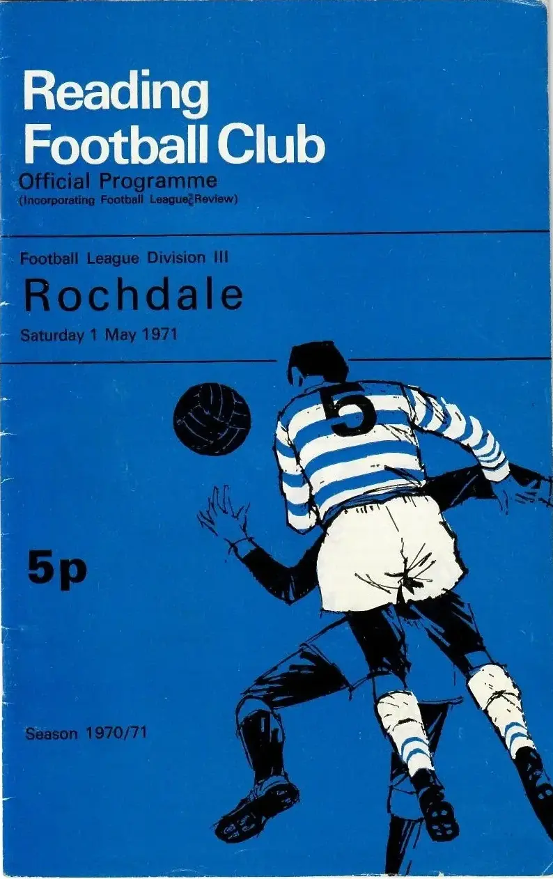 Reading vs. Rochdale (May 1, 1971)