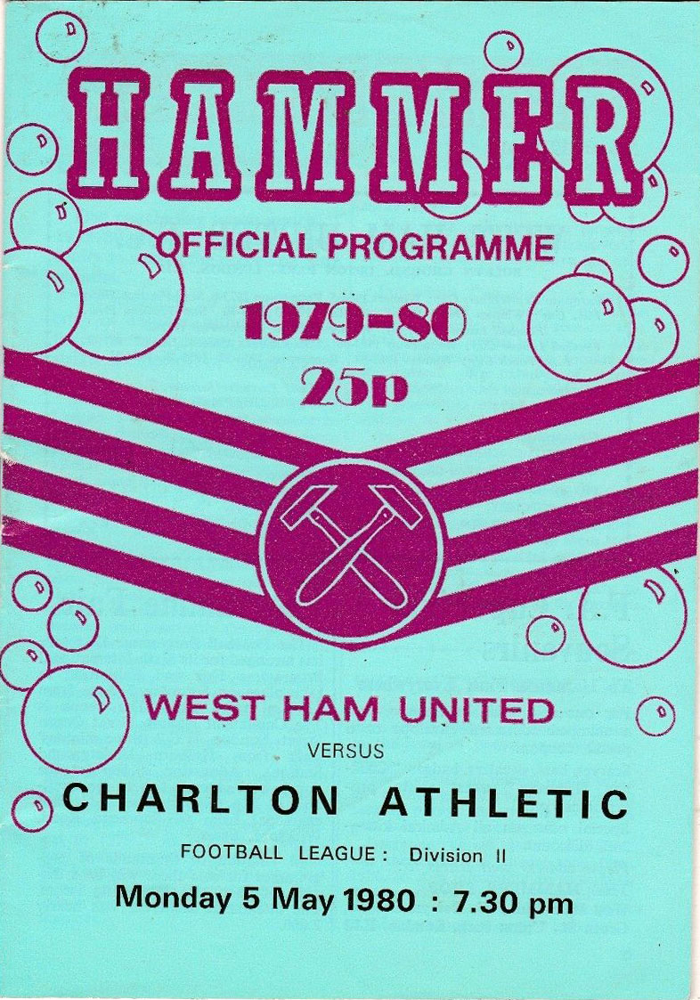 West Ham United vs. Charlton Athletic (May 5, 1980)