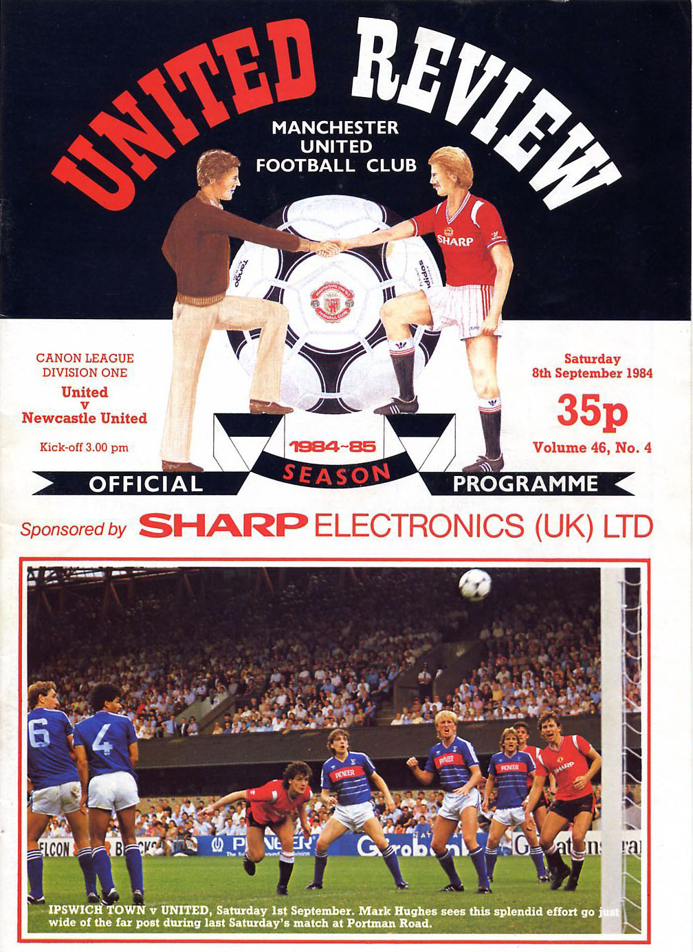 Manchester United vs. Newcastle United (September 8, 1984)