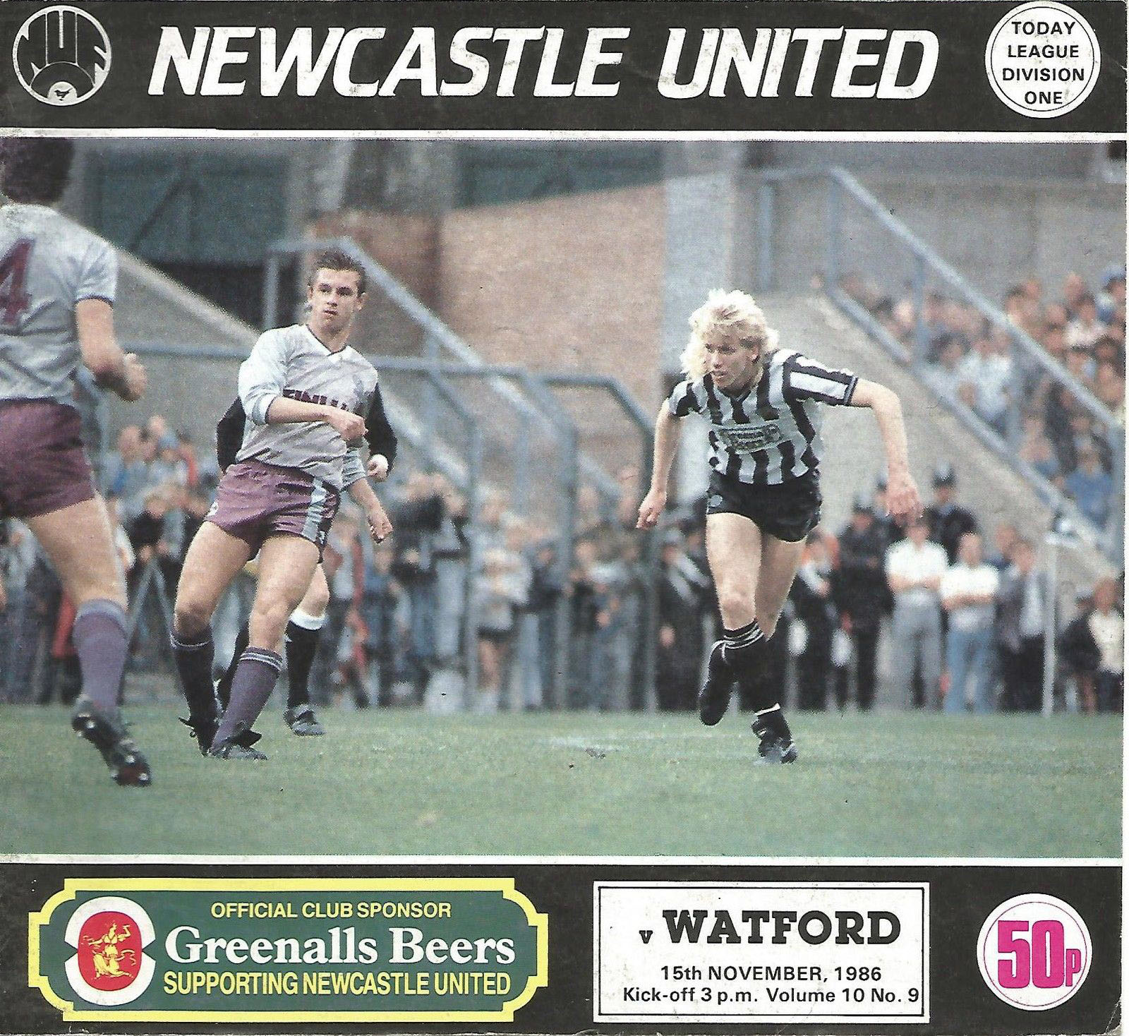 Newcastle United vs. Watford (November 15, 1986)