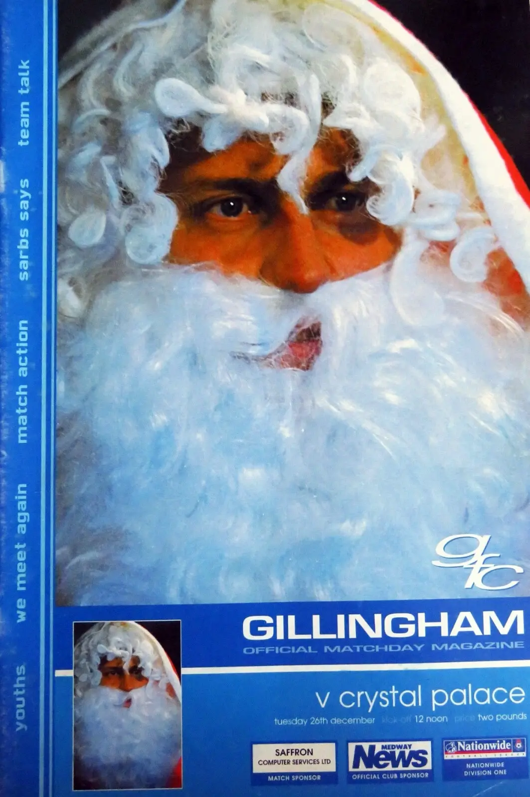 Crystal Palace vs. Gillingham (December 26, 2000)