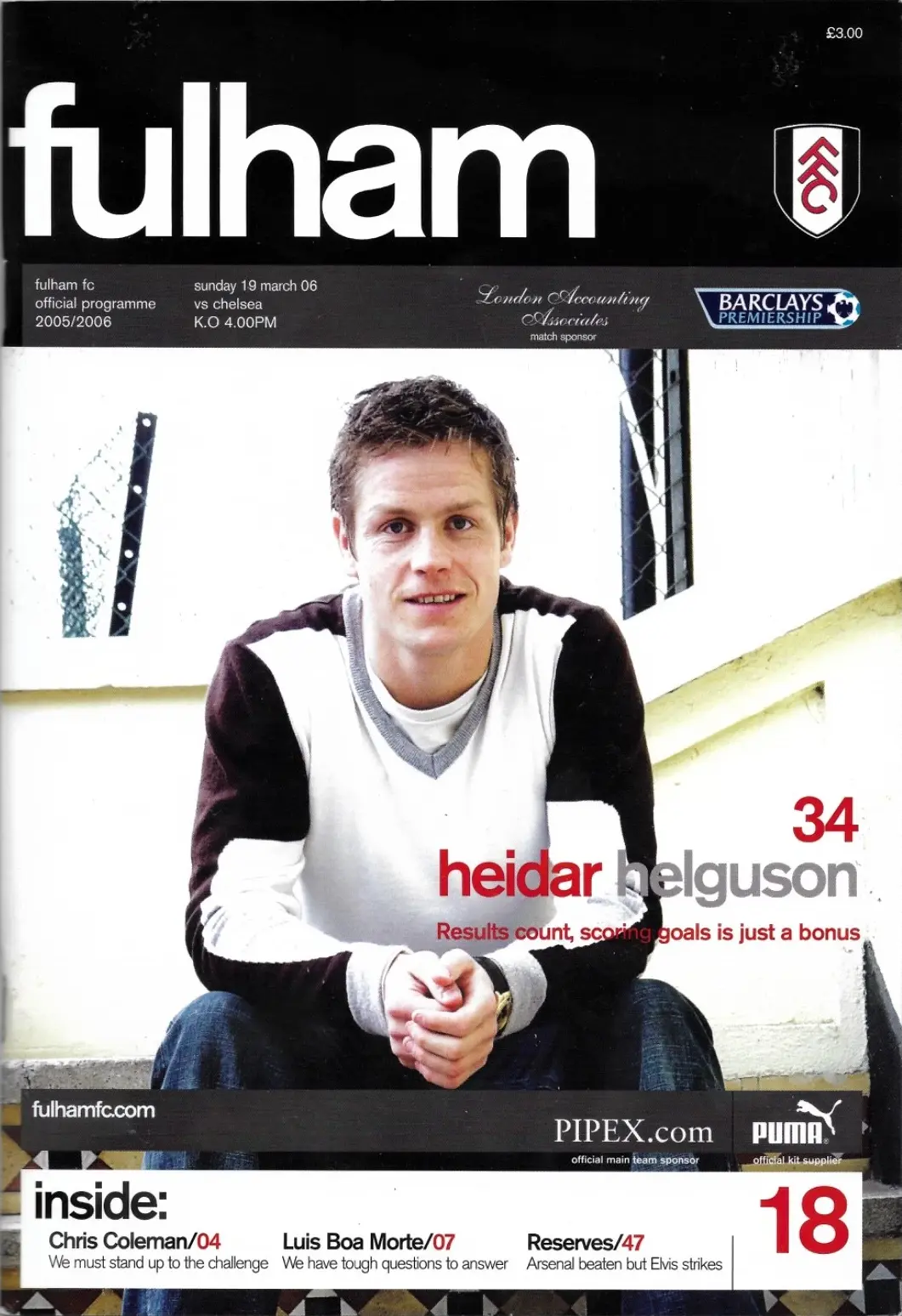 Fulham vs. Chelsea (March 19, 2006)