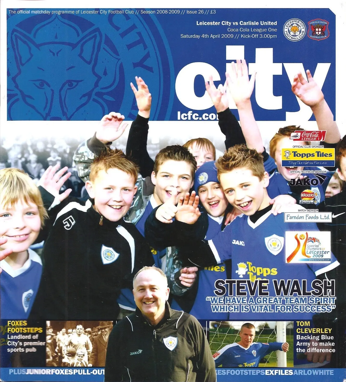 Leicester City vs. Carlisle United (April 4, 2009)