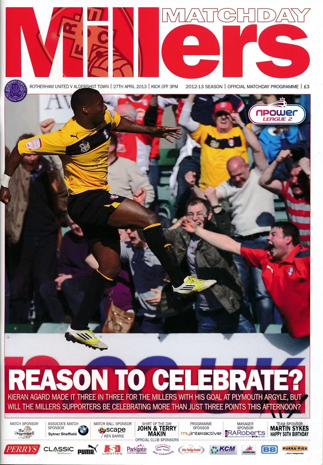 Rotherham United vs. Aldershot Town (April 27, 2013)