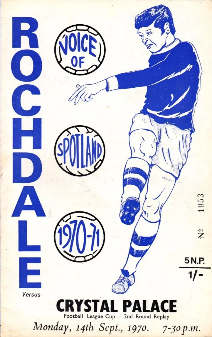 Rochdale vs. Crystal Palace (September 14, 1970)