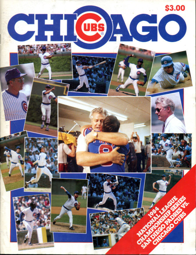 1984 Chicago Cubs NLCS program