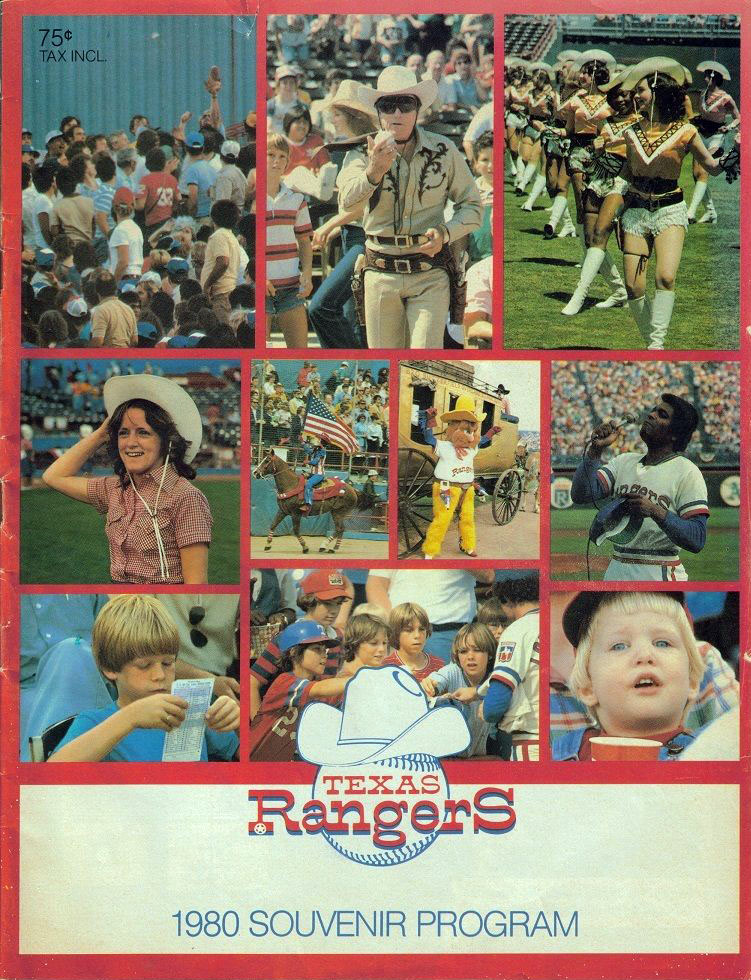 1980 Texas Rangers program