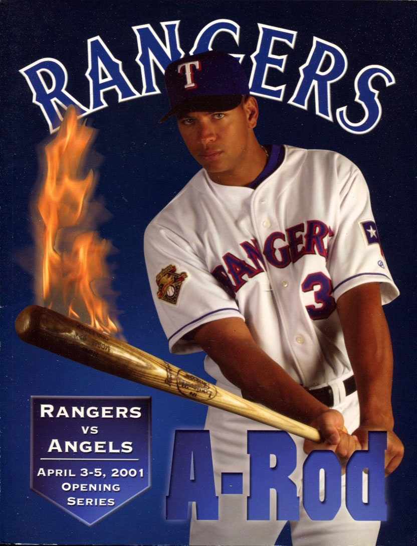 2001 Texas Rangers program