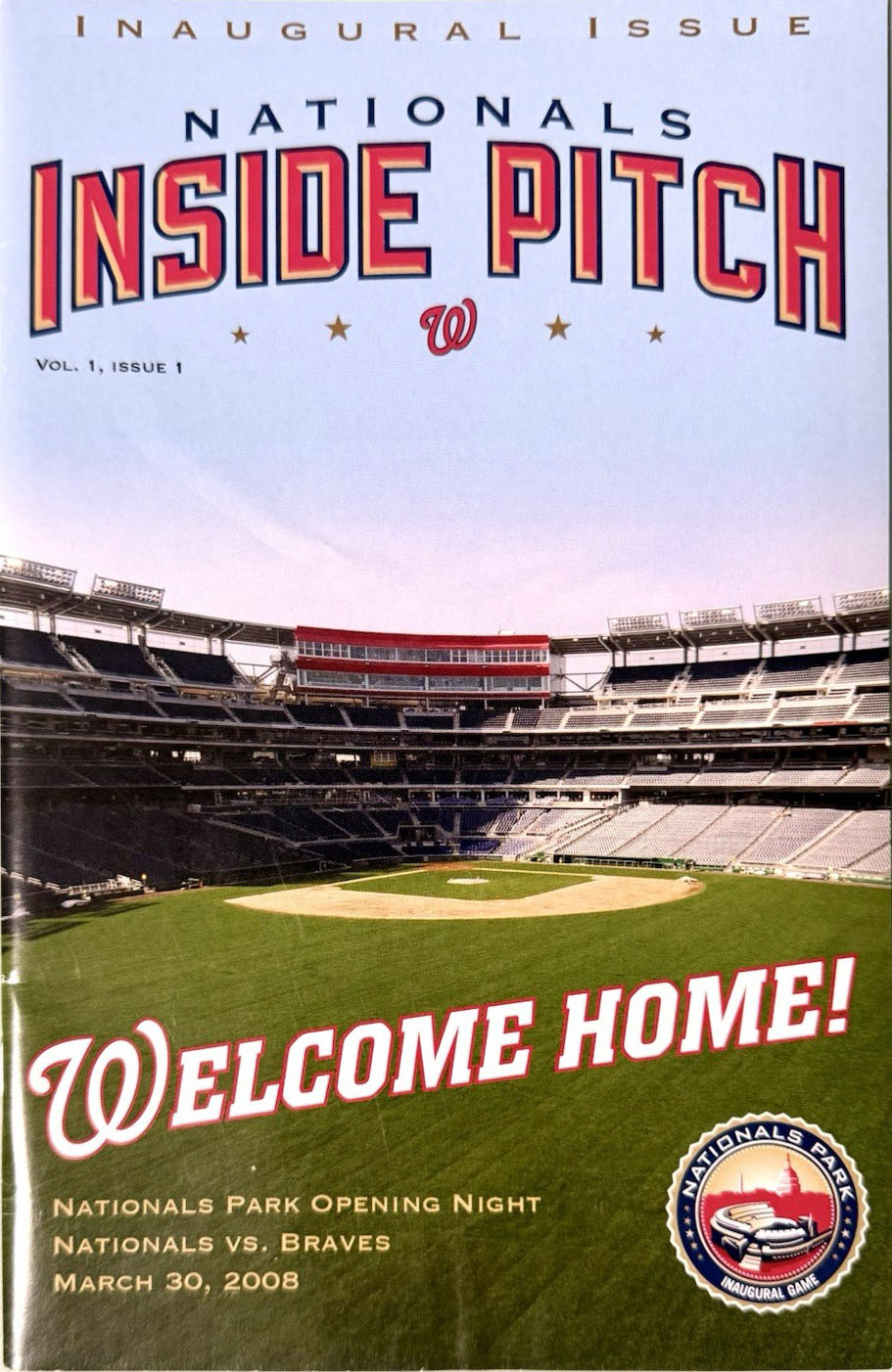 2008 Washington Nationals program
