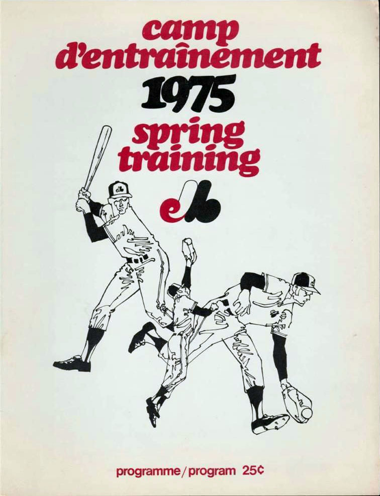 1975 Montreal Expos spring training program