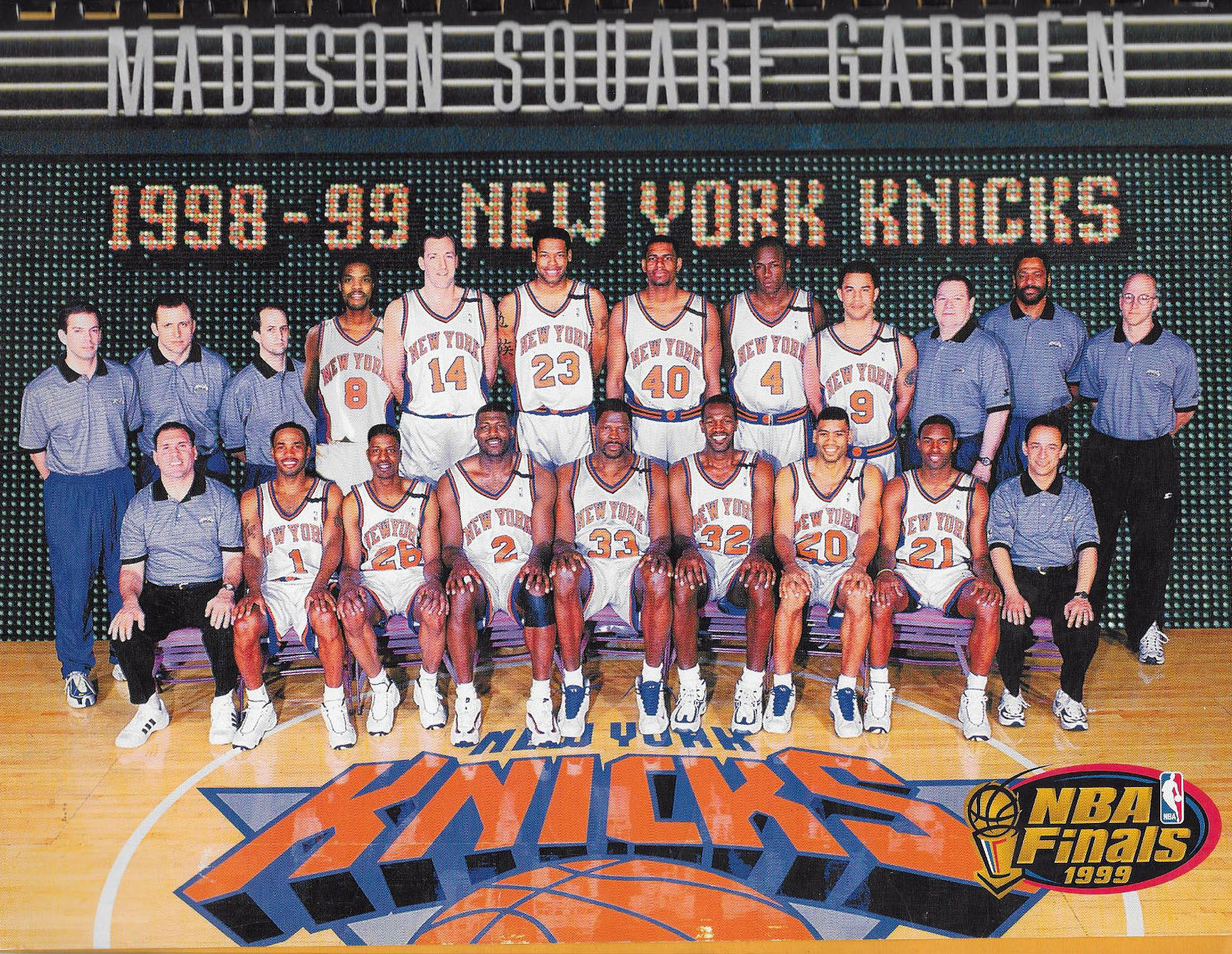 1999 New York Knicks playoff program