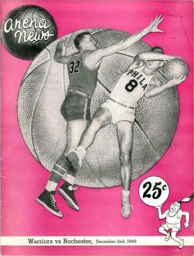 1949-50 Philadelphia Warriors program