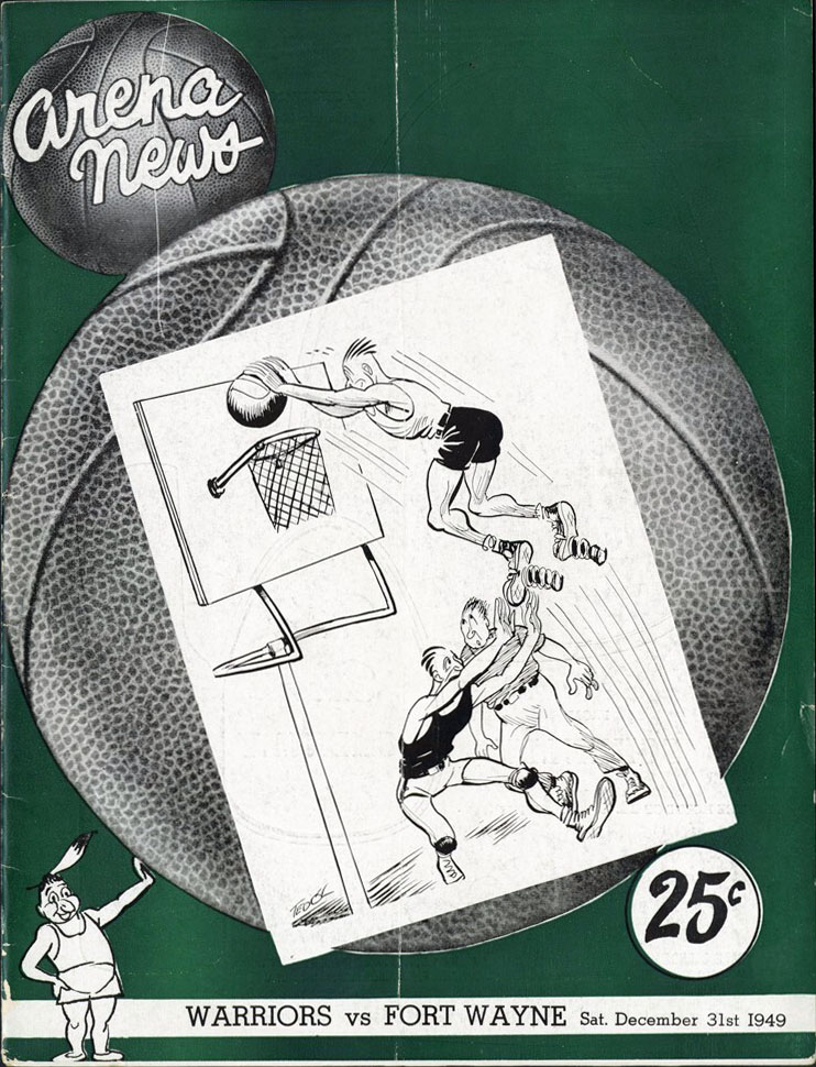 1949-50 Philadelphia Warriors program
