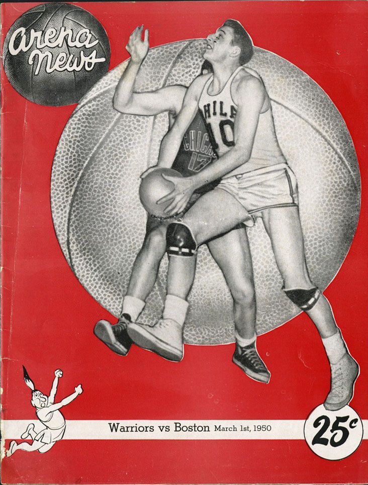 1949-50 Philadelphia Warriors program