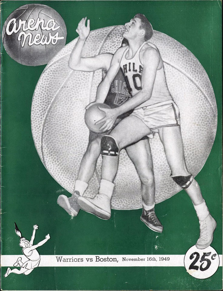 1949-50 Philadelphia Warriors program