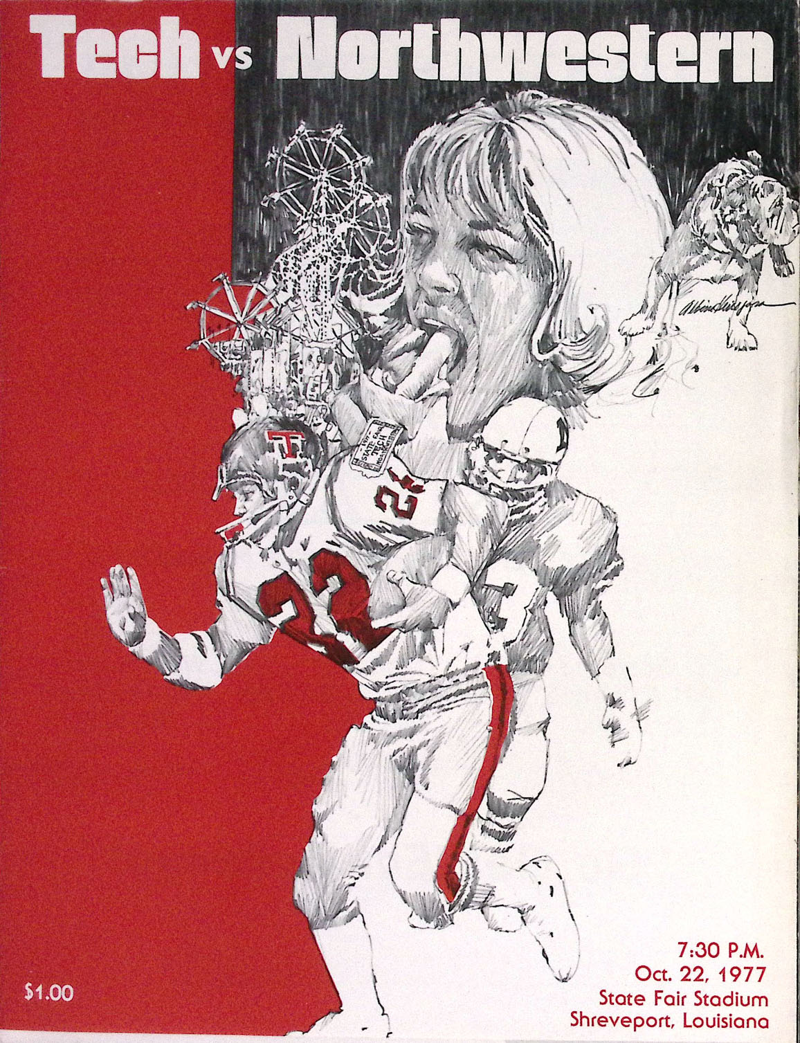 Louisiana Tech Bulldogs vs. Northwestern State Demons (October 22, 1977)