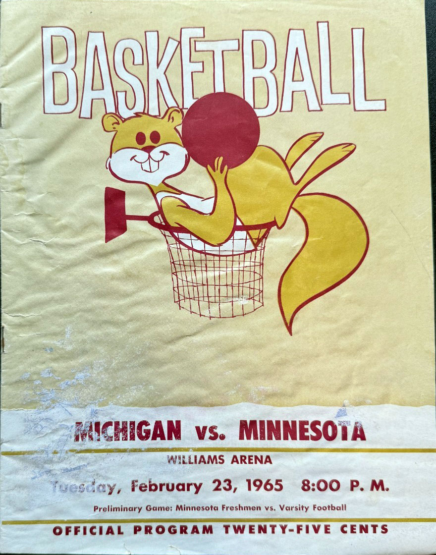 Minnesota Golden Gophers vs. Michigan Wolverines (February 23, 1965)