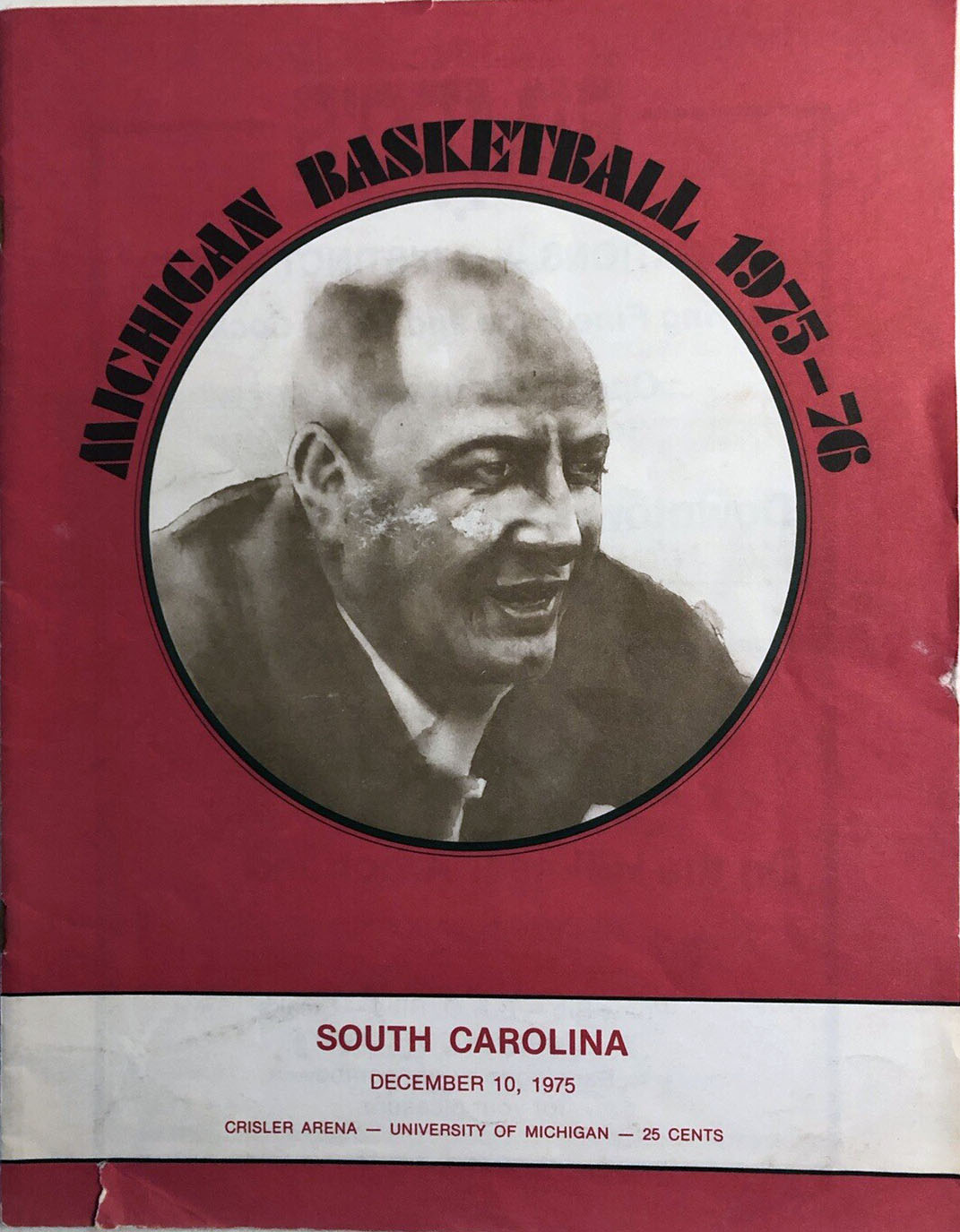 Michigan Wolverines vs. South Carolina Gamecocks (December 10, 1975)