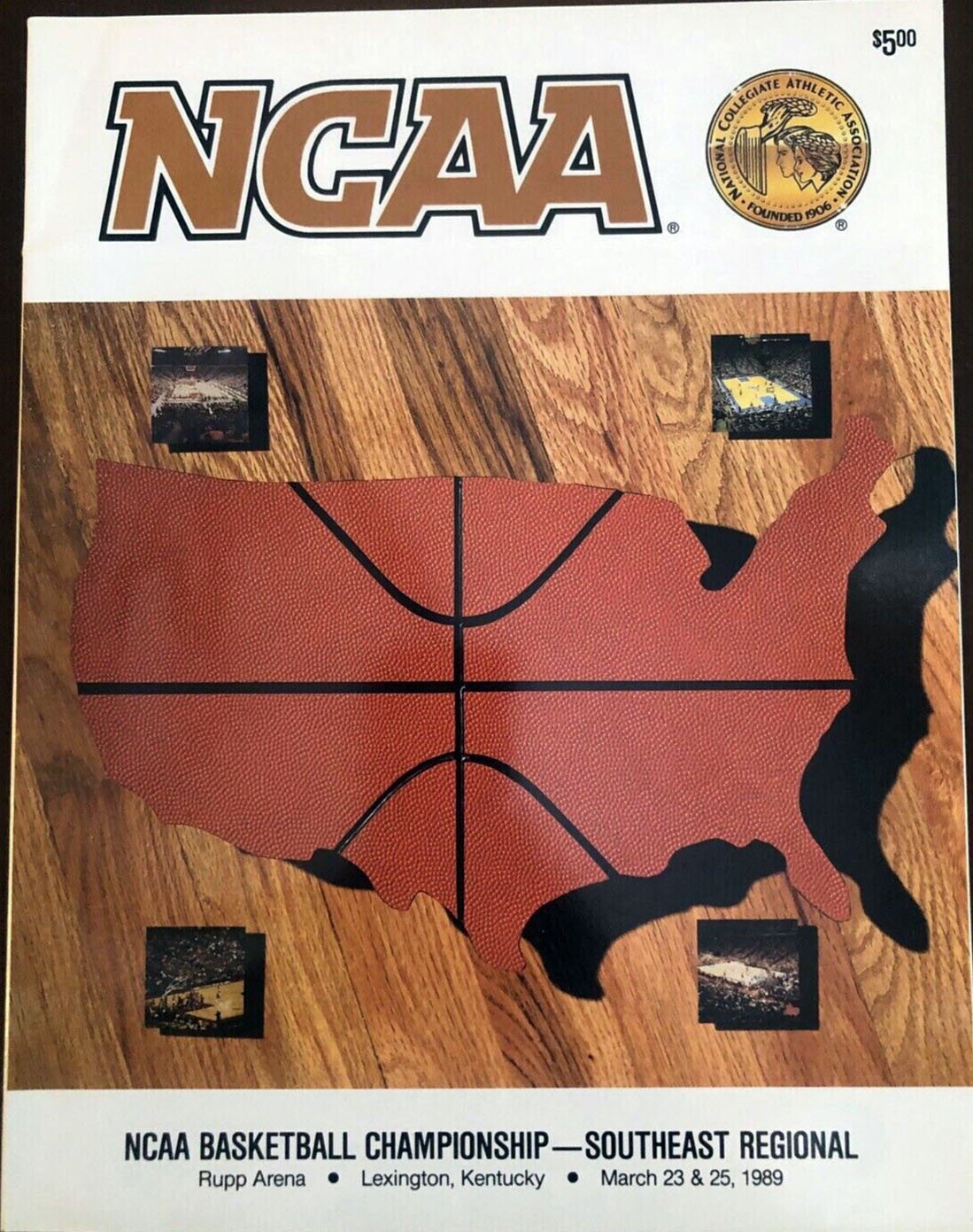 1988 NCAA basketball tournament program - Southeast Regional