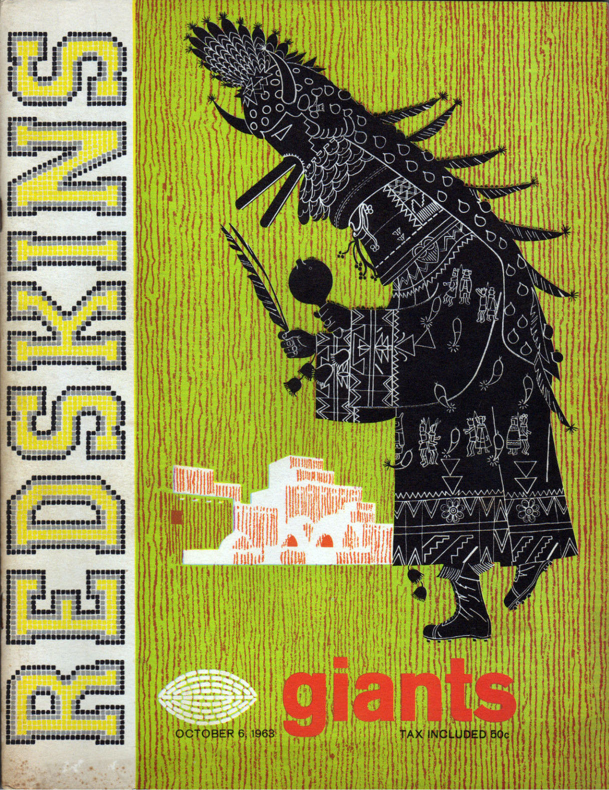 Washington Redskins vs. New York Giants (October 6, 1963)