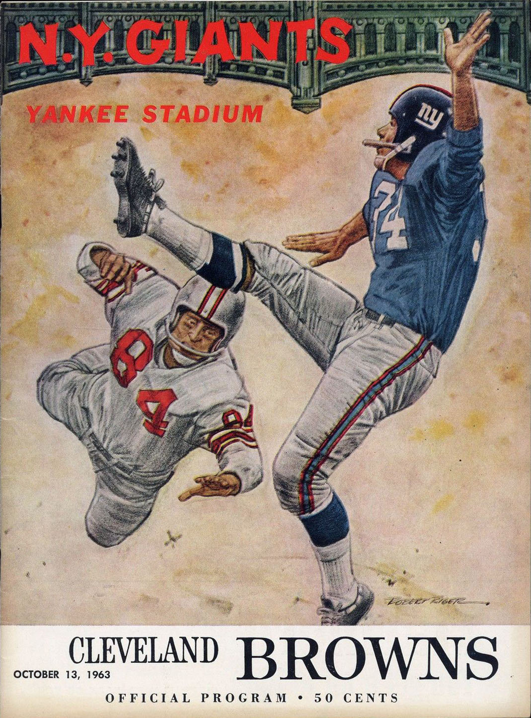 New York Giants vs. Cleveland Browns (October 13, 1963)