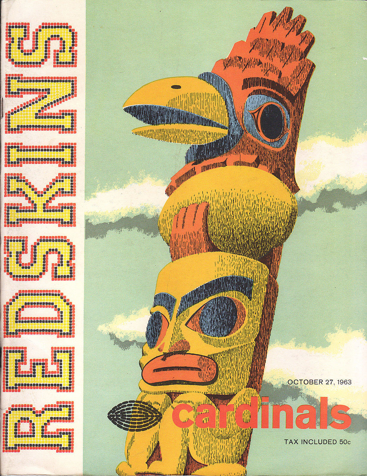 Washington Redskins vs. St. Louis Cardinals (October 27, 1963)