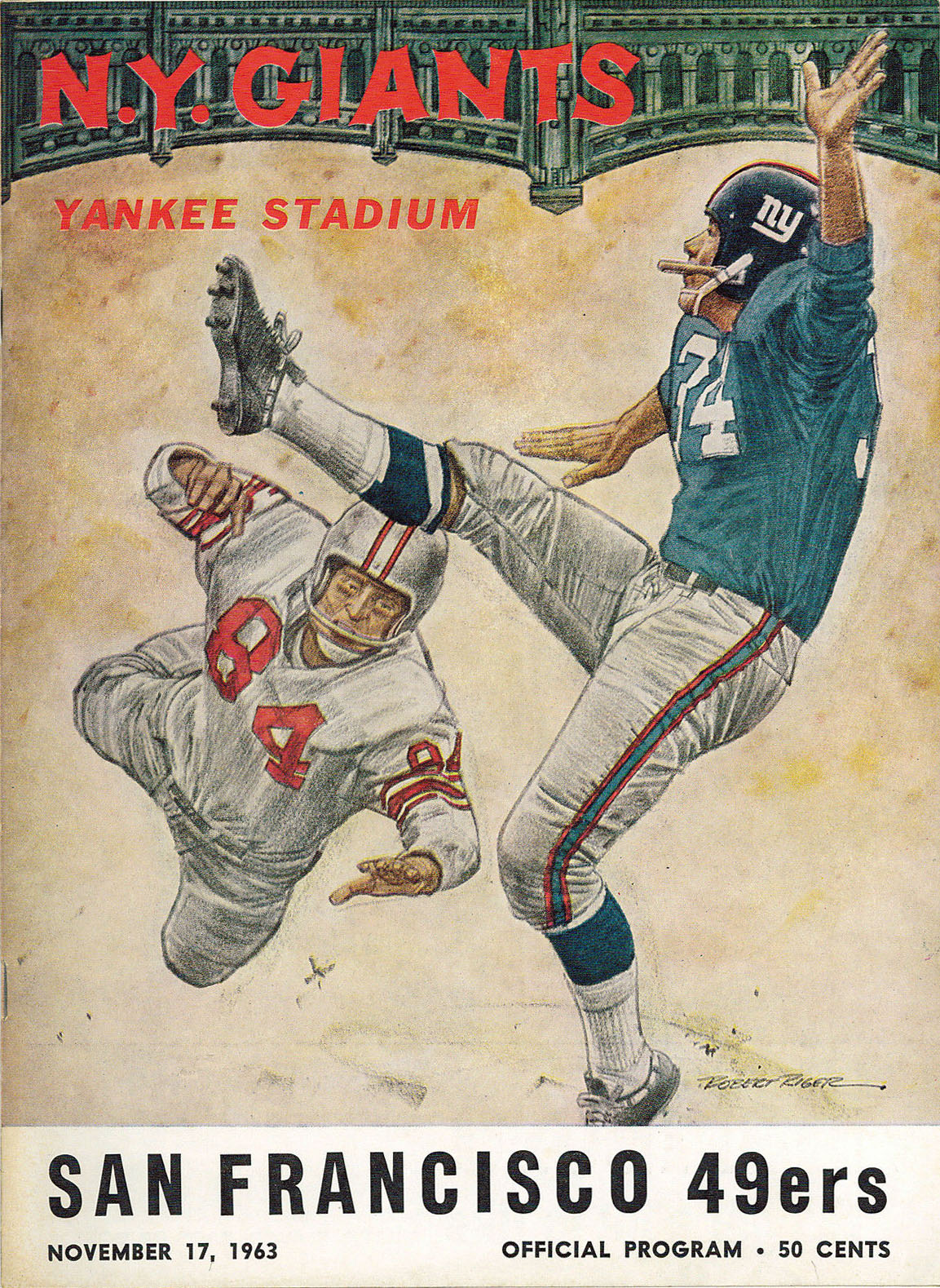 New York Giants vs. San Francisco 49ers (November 17, 1963)