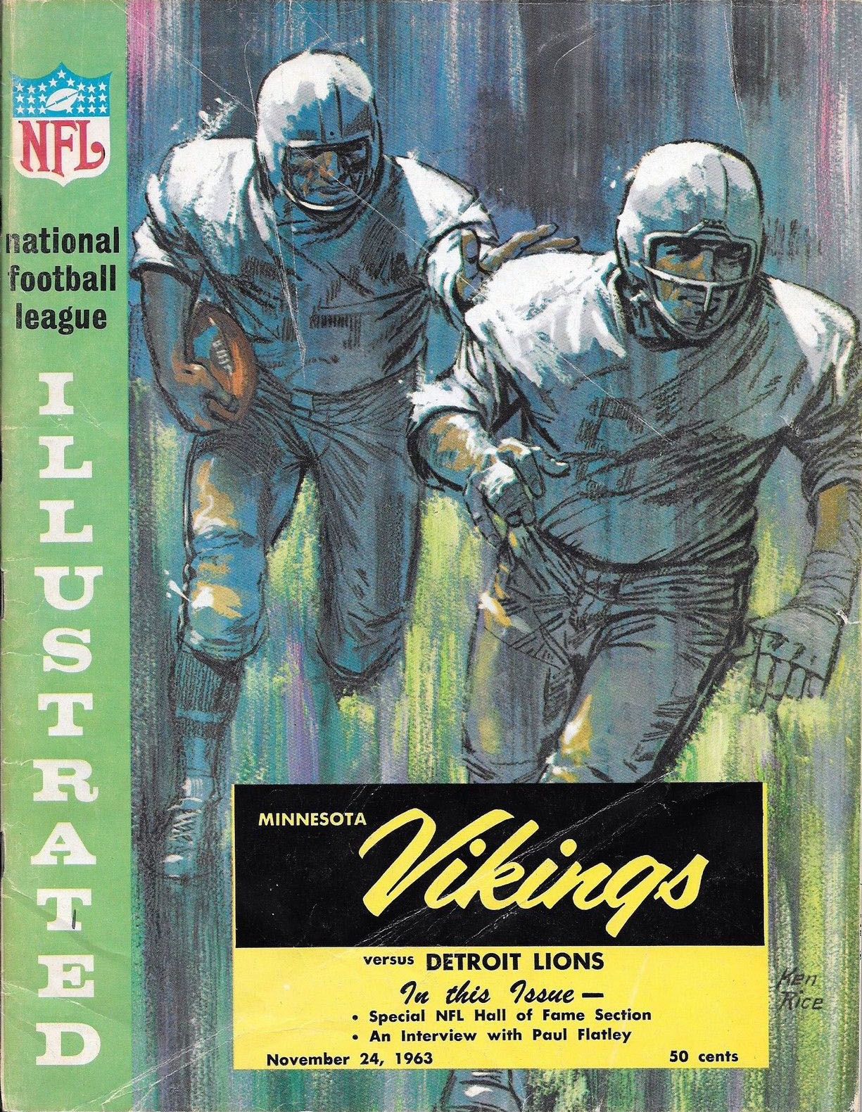 Minnesota Vikings vs. Detroit Lions (November 24, 1963)