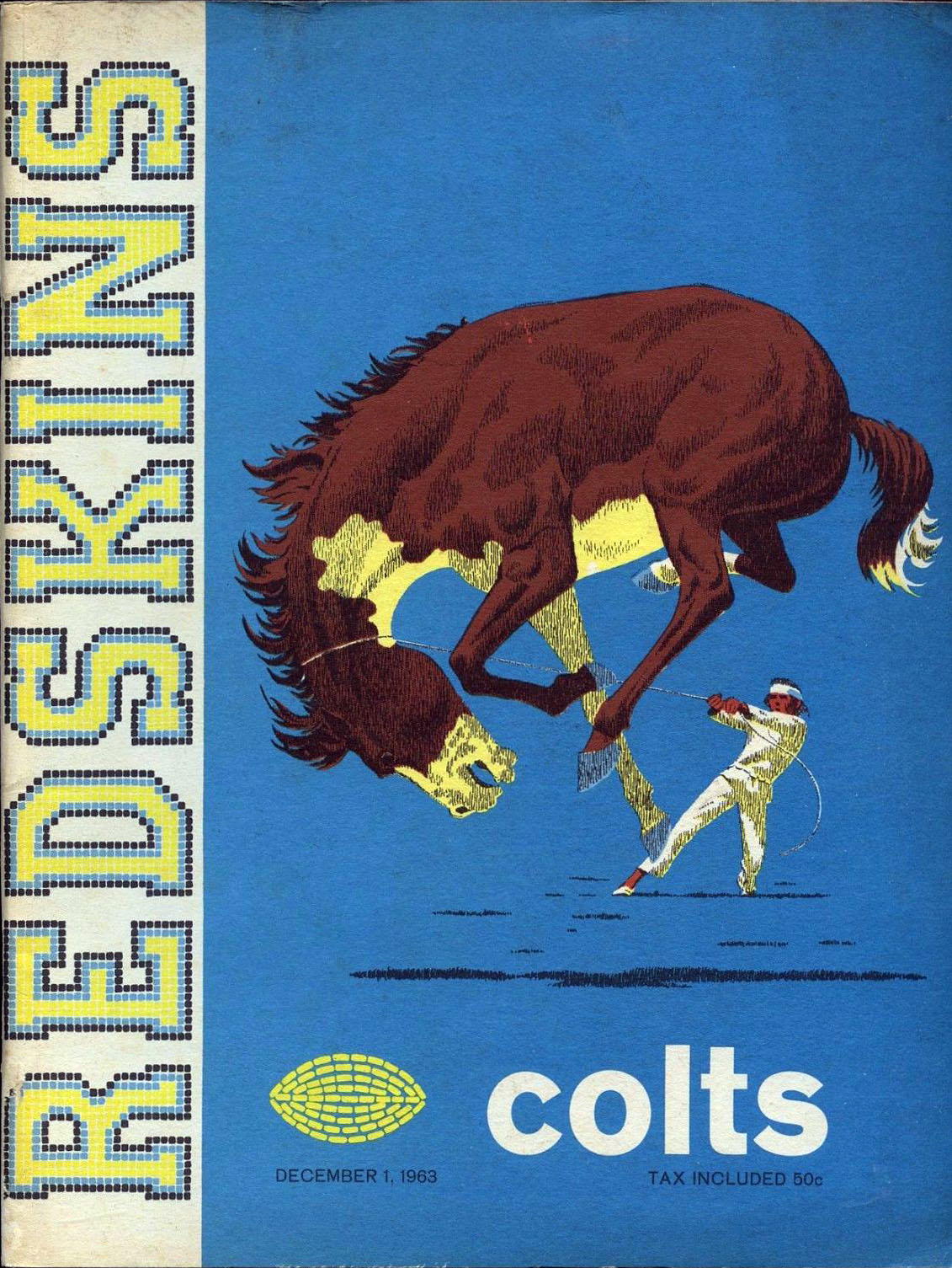 Washington Redskins vs. Baltimore Colts (December 1, 1963)