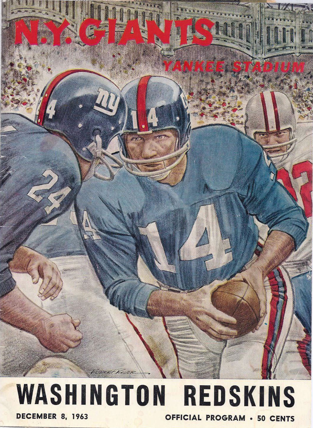 New York Giants vs. Washington Redskins (December 8, 1963)
