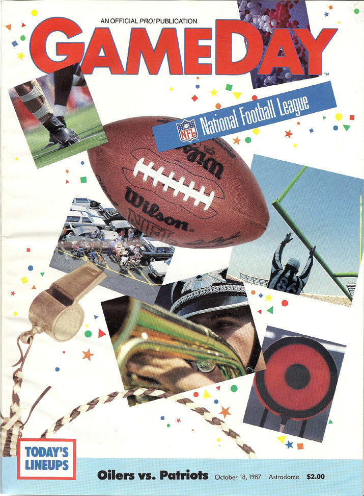 Houston Oilers vs. New England Patriots (October 18, 1987)