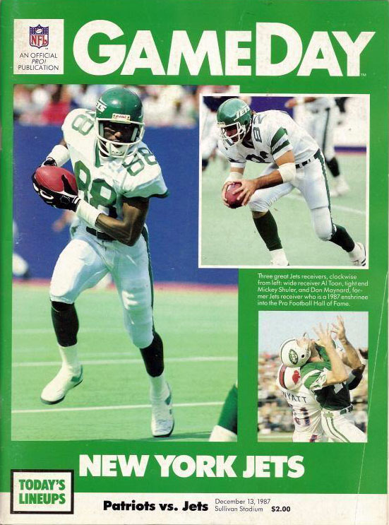 New England Patriots vs. New York Jets (December 13, 1987)