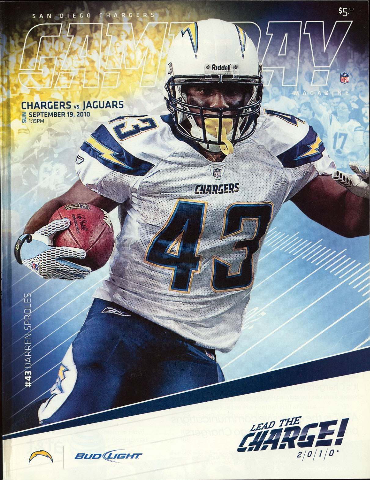 San Diego Chargers vs. Jacksonville Jaguars (September 19, 2010)