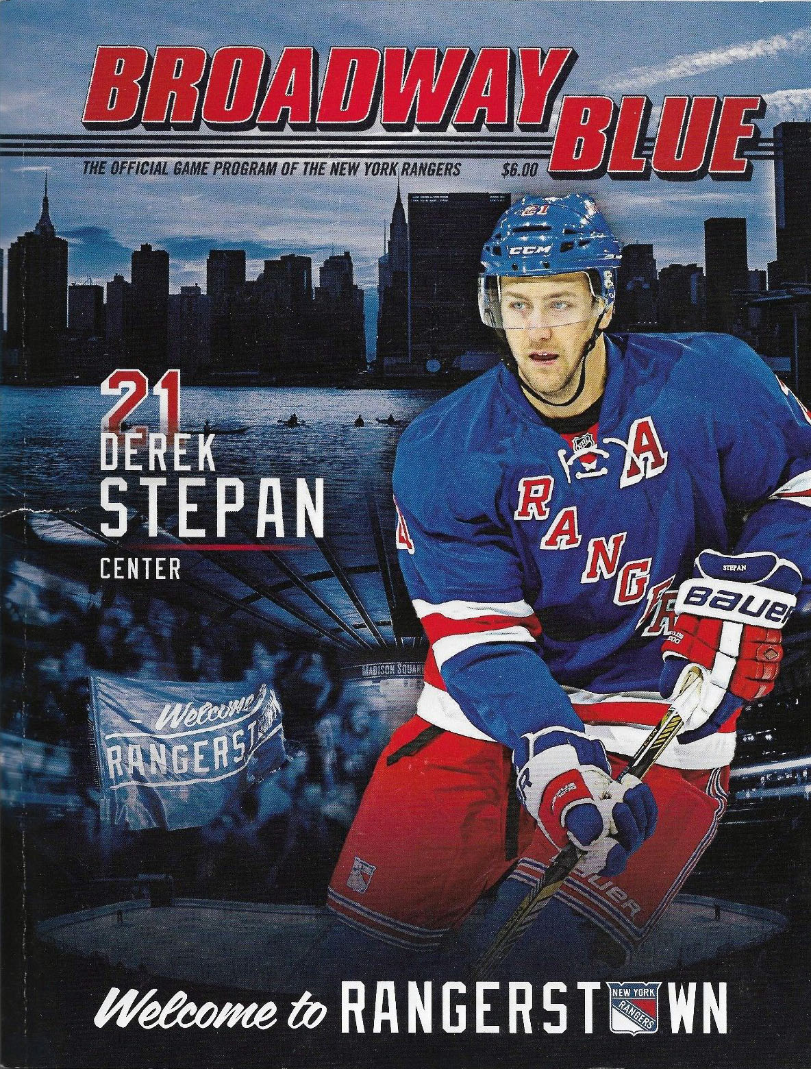 2014-15 New York Rangers program