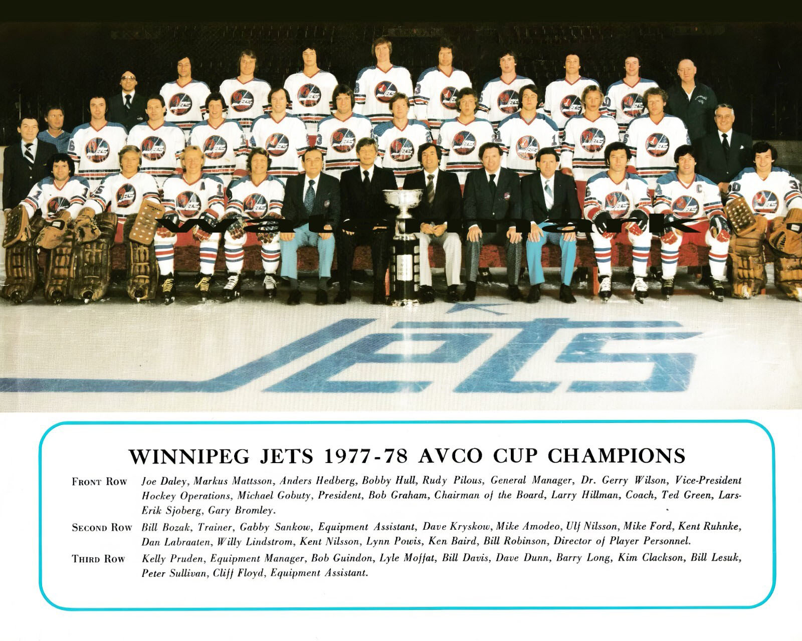 1977-78 Winnipeg Jets Team Photo