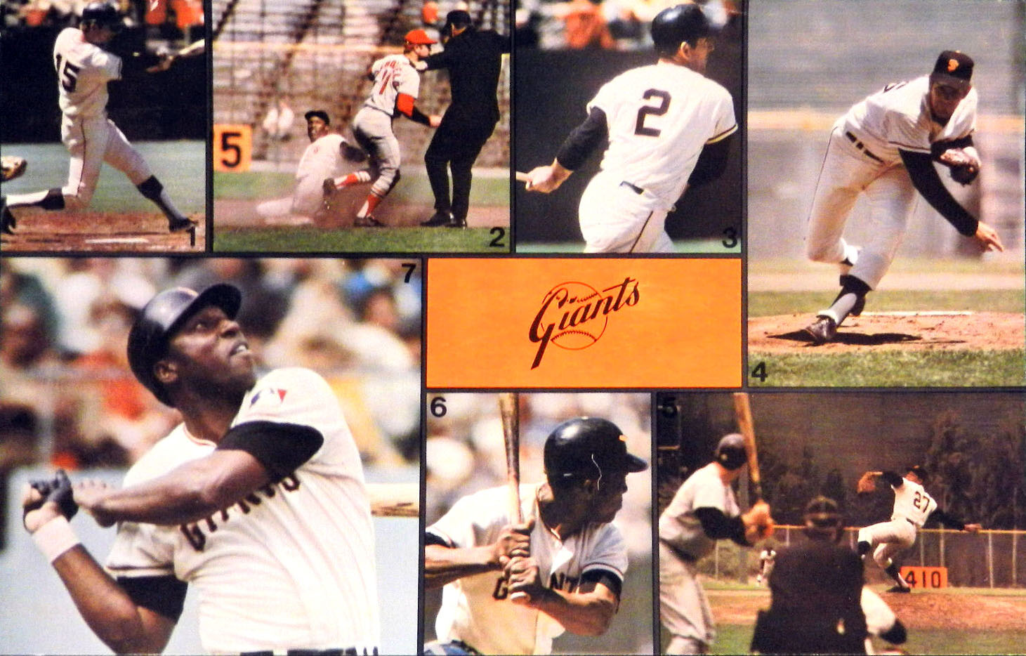 1971 San Francisco Giants Postcard
