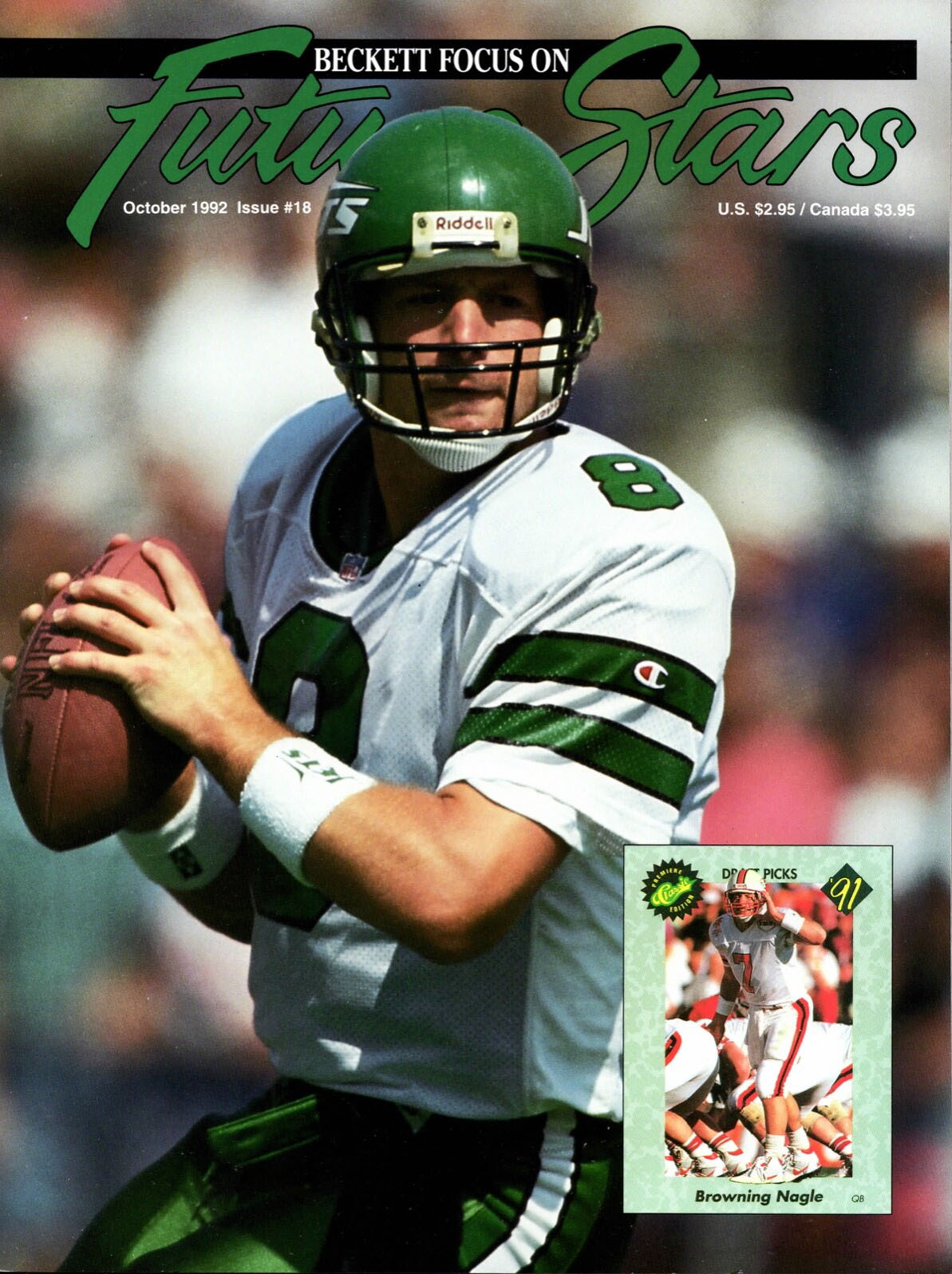 Beckett Focus on Future Stars (October 1992) - Browning Nagle