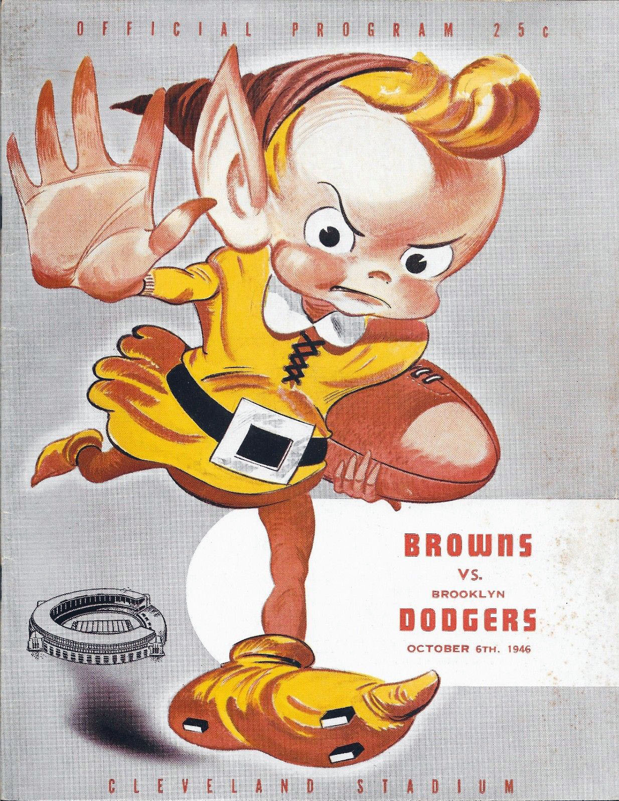 Cleveland Browns vs. Brooklyn Dodgers (October 6, 1946)