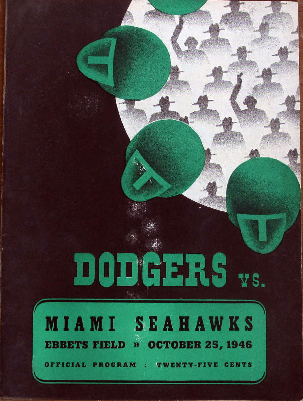 Brooklyn Dodgers vs. Miami Seahawks (October 25, 1946)