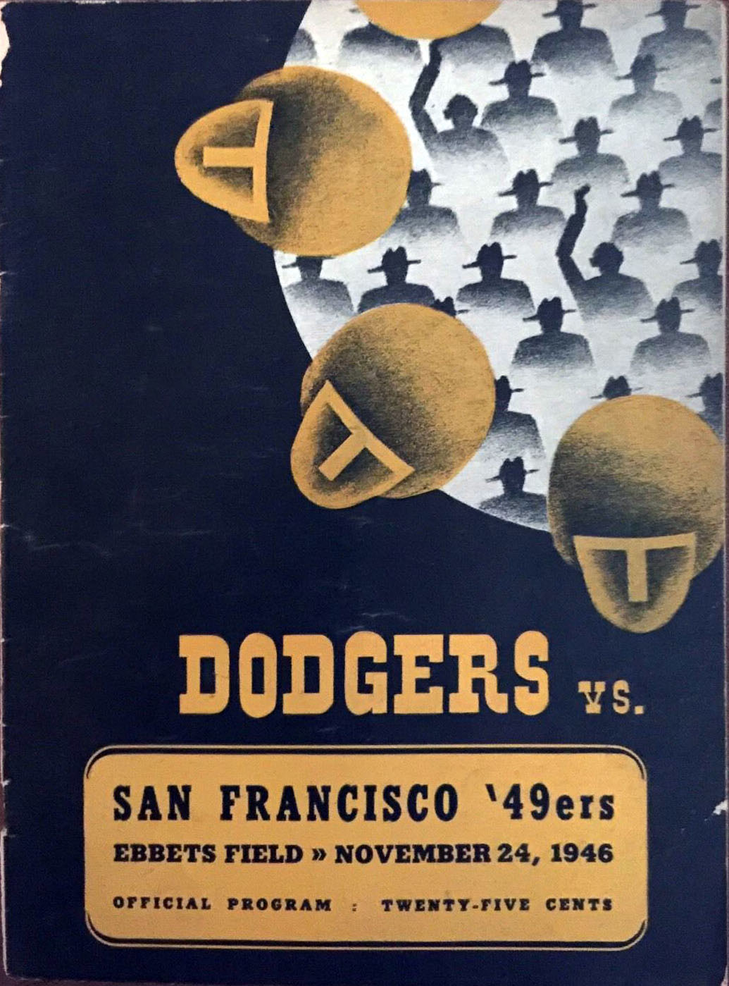 Brooklyn Dodgers vs. San Francisco 49ers (November 24, 1946)